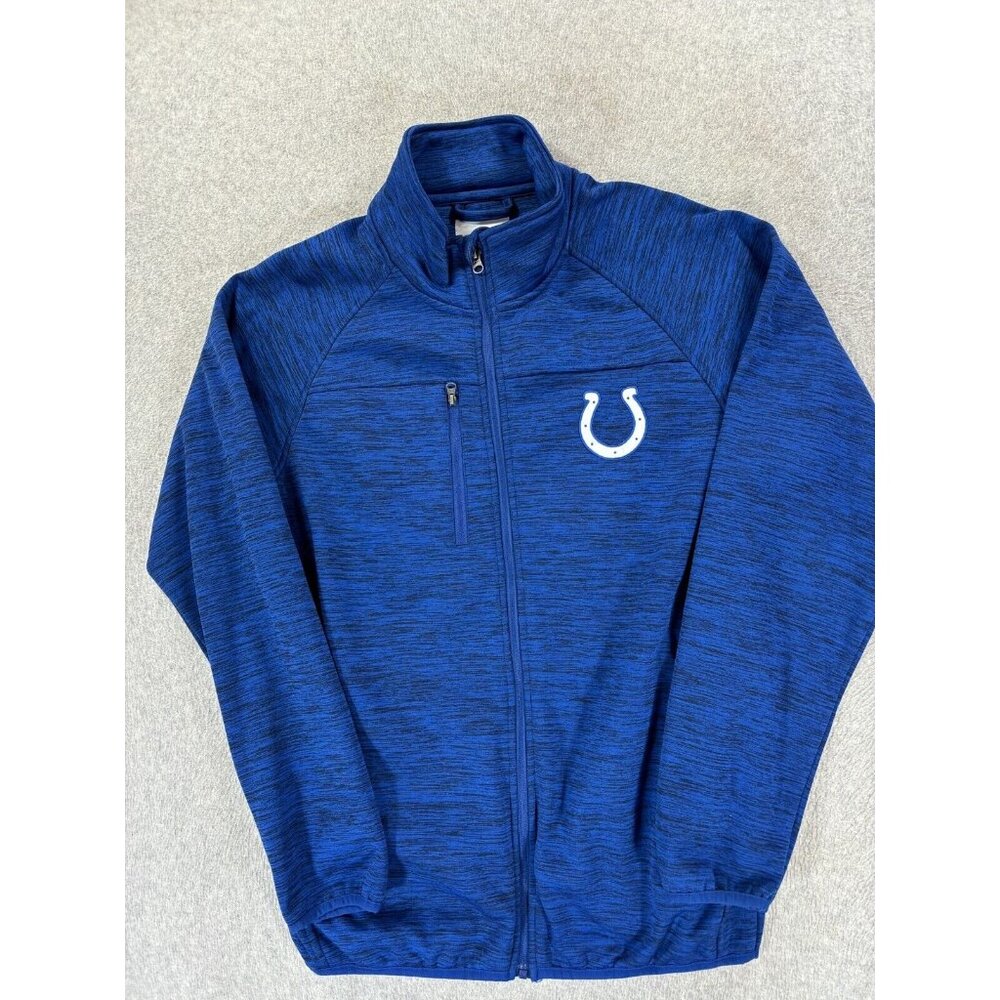 Indianapolis Colts‎ NFL Midweight Sideline Jacket (Men's Medium) Blue